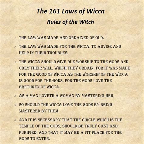 Sinister witch regulations